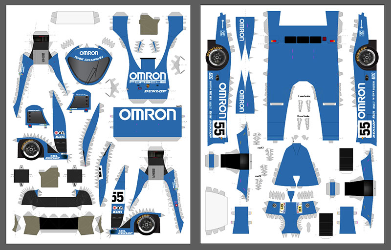 Omron livery layout