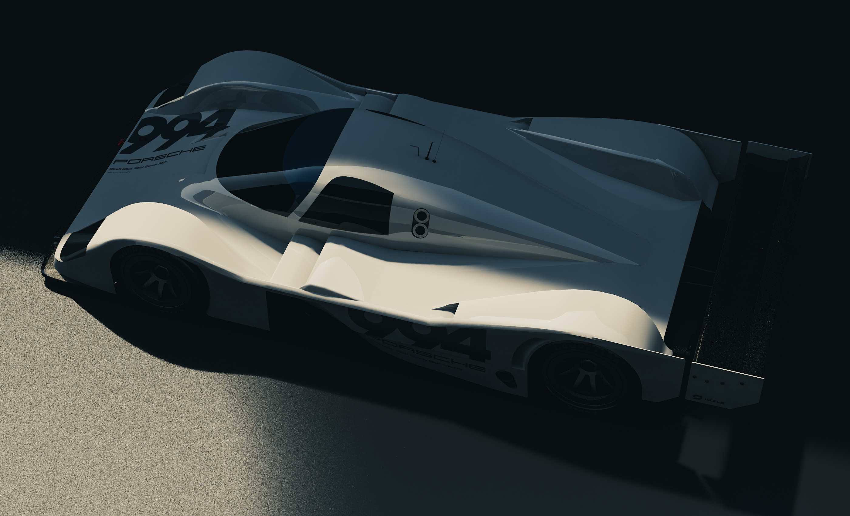 CRAZY Detailed LeMans Race Car - 3D Print Compatible STL 3D model